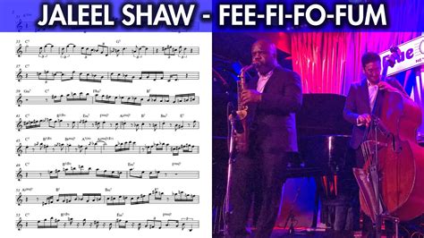 jaleel concert|jaleel shaw alto sax.